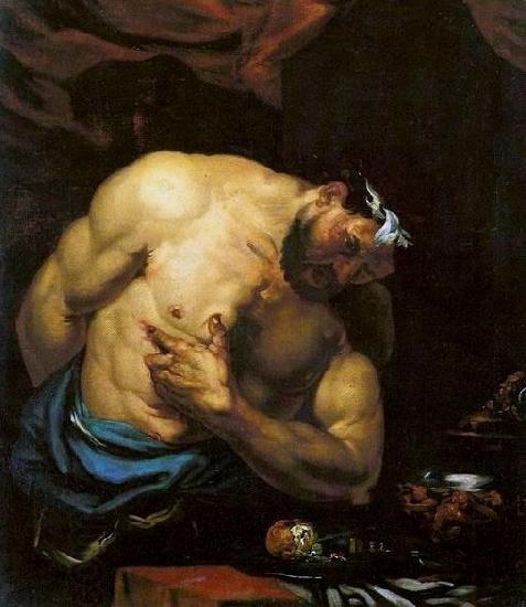 Giovanni Battista Langetti Suicide of Cato the Younger China oil painting art